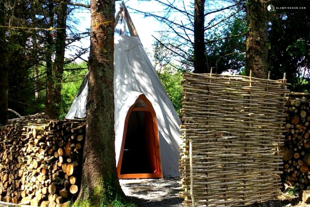 Green Glamping from Modern Tipi on Family-Friendly Cider Orchard, Ireland - Glamping Hub