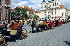 Prague vintage cars